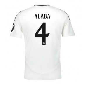 Real Madrid David Alaba #4 Domaci Dres 2024-25 Kratak Rukavima